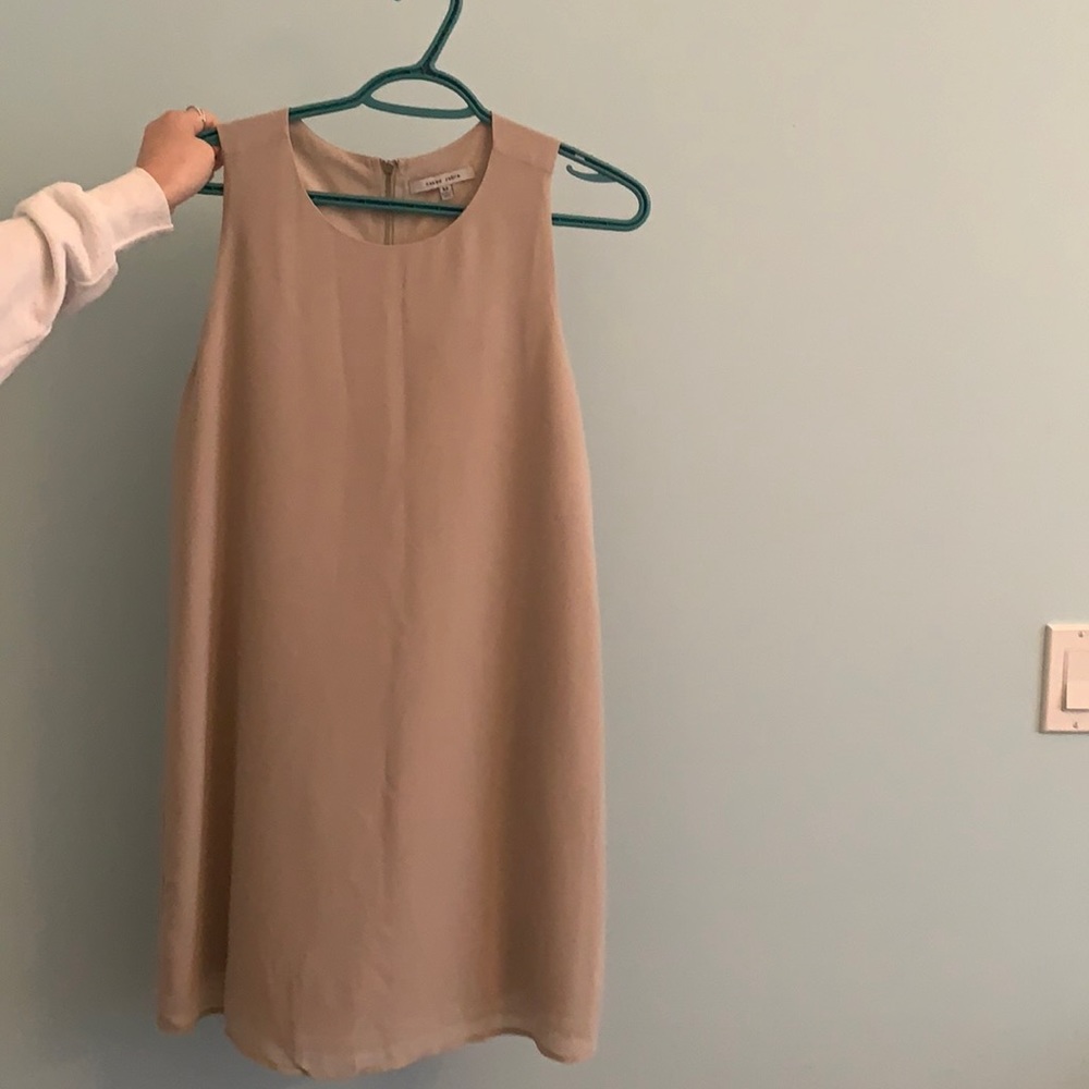 M Boutique nude dress